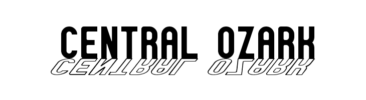 GM Exp Shadow outline  Free Fonts Download