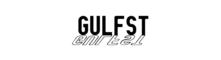 GM Exp Shadow outline  Free Fonts Download