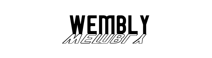 GM Exp Shadow outline  Free Fonts Download