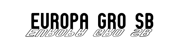 GM Exp Shadow outline  Free Fonts Download
