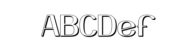 Yiggivoo Unicode 3D  Free Fonts Download