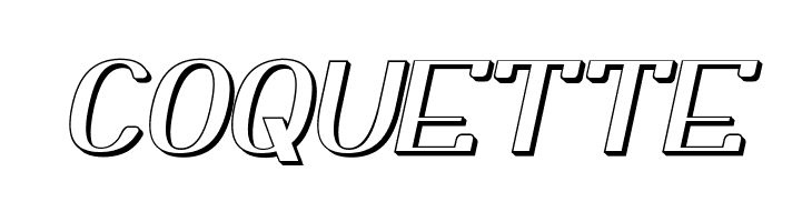 Yiggivoo Unicode 3D Italic  Free Fonts Download