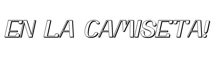 Yiggivoo Unicode 3D Italic  Free Fonts Download