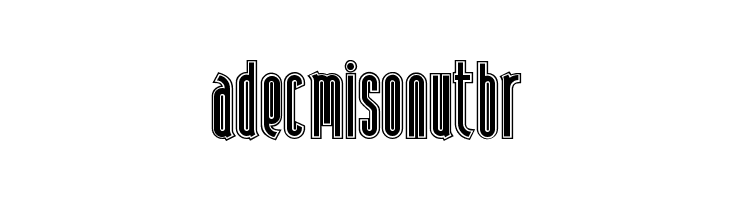 AndironOutline  Free Fonts Download