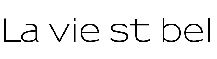 La%2Bvie%2Bst%2Bbel Sansumi-DemiBold Font
