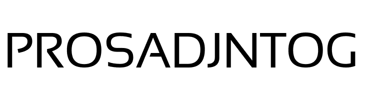 PROSADJNTOG Sansation Font