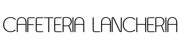 CAFETERIA%2BLANCHERIA Asenine Font