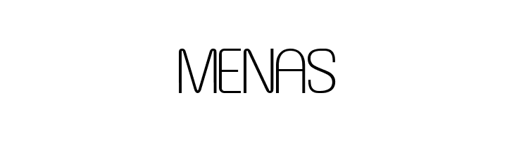 MENAS Asenine Font