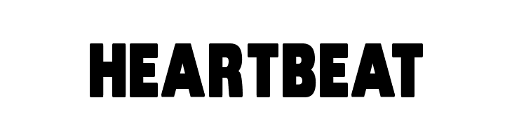 HEARTBEAT SansBlackSmall Font