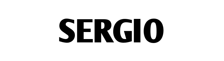 SERGIO ArmWrestler Bold Font