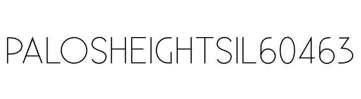 PALOSHEIGHTSIL60463 Existence-Light Font