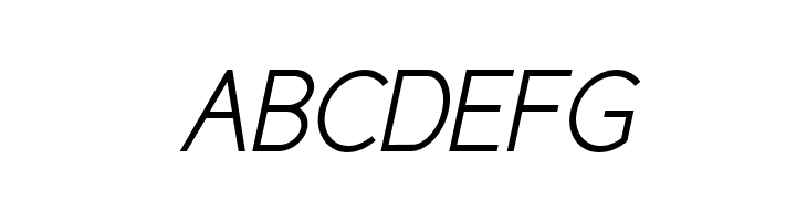 Cicle Semi Italic  Free Fonts Download