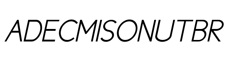 Cicle Semi Italic  Free Fonts Download