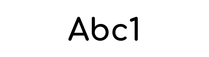 Abc1 Comfortaa Bold Font