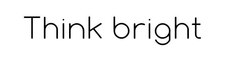 Think%2Bbright Comfortaa Thin Font