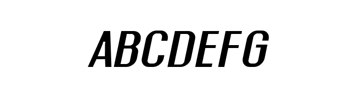 Rollout Semibold Oblique  Free Fonts Download