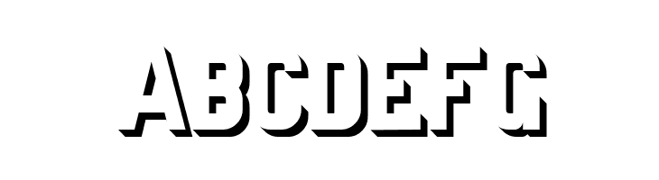 Schattern von Preussische VI 9  Free Fonts Download