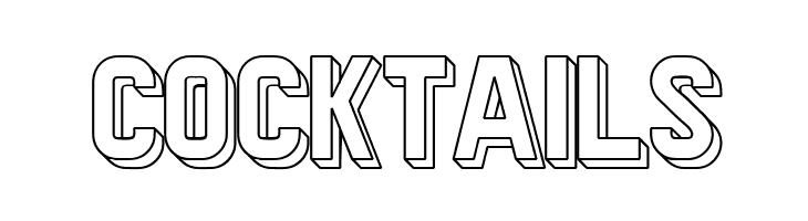 Preussische VI 9 Schatten-Linie  Free Fonts Download