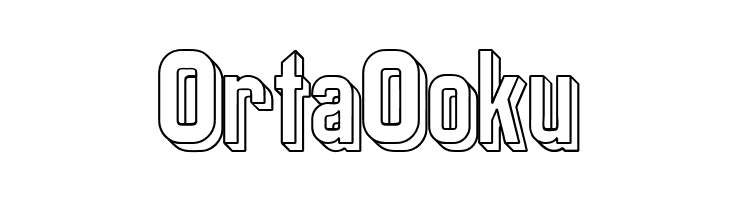 Preussische VI 9 Schatten-Linie  Free Fonts Download