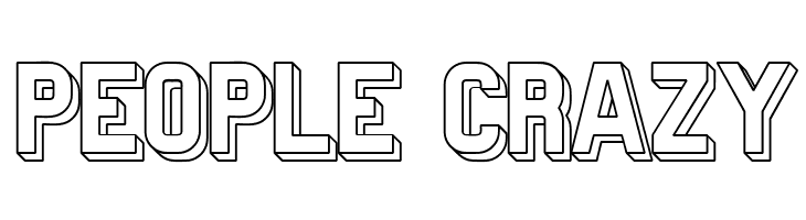 Preussische VI 9 Schatten-Linie  Free Fonts Download