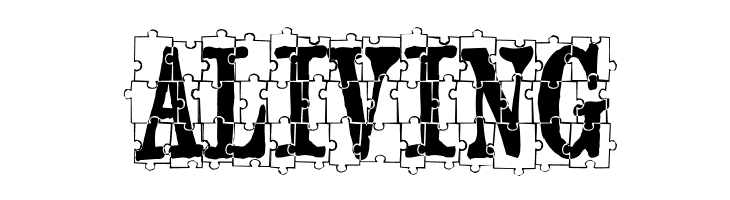 puzzleface le monde  Free Fonts Download