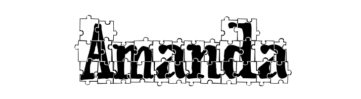 puzzleface le monde  Free Fonts Download