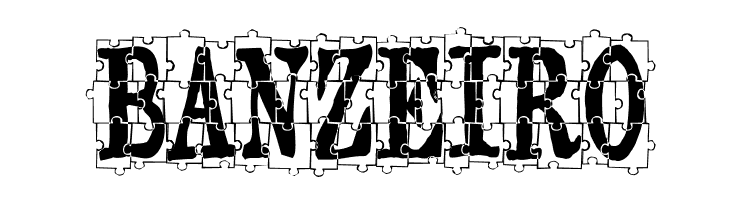 puzzleface le monde  Free Fonts Download