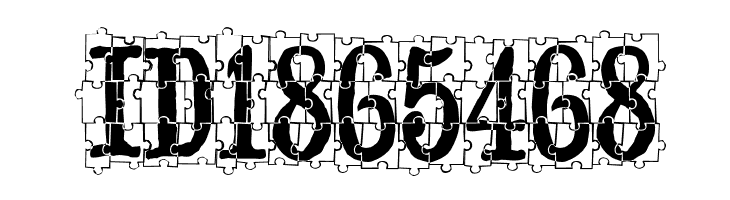 puzzleface le monde  Free Fonts Download