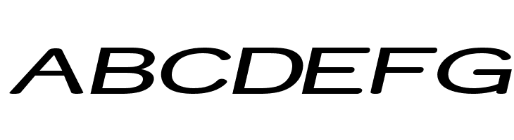 Street - Expanded Italic  Free Fonts Download