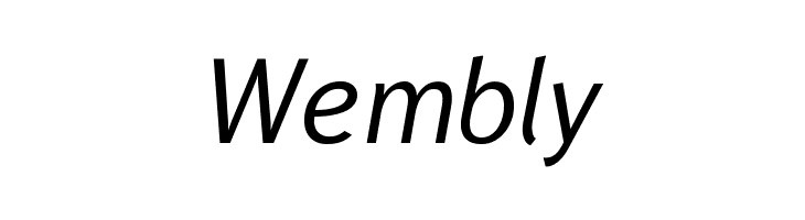 WendelinNormalKursiv  Free Fonts Download