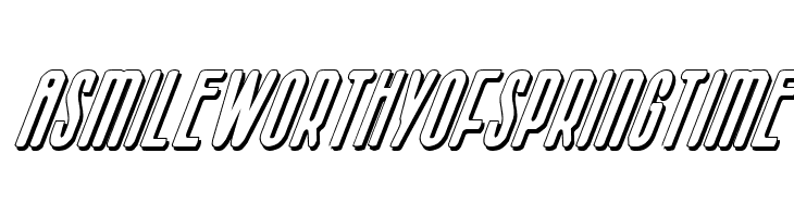 Sister Europe Shadow Italic  Free Fonts Download