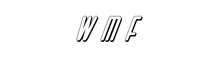 Sister Europe Shadow Italic  Free Fonts Download