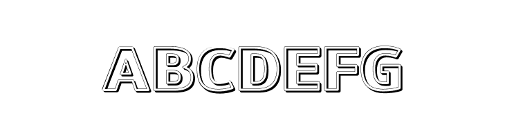 Paneuropa Crash barrier Black  Free Fonts Download