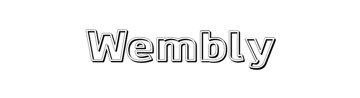 Paneuropa Crash barrier Black  Free Fonts Download