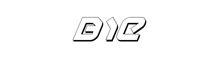 Yahren Shadow Italic  Free Fonts Download