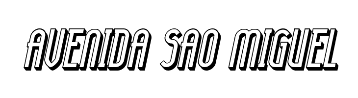 Lady Ice - 3D Italic  Free Fonts Download