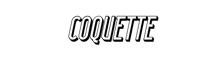 Lady Ice - 3D Italic  Free Fonts Download