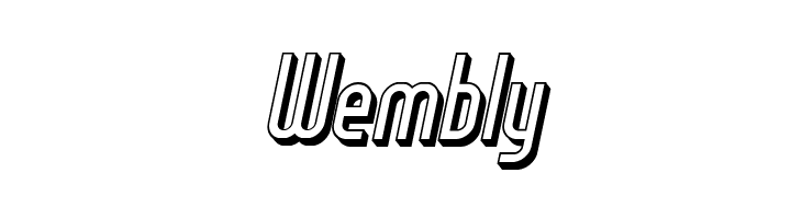 Lady Ice - 3D Italic  Free Fonts Download