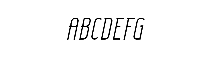 Lady Ice - Light Italic  Free Fonts Download