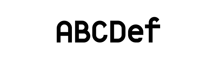 Fortyfive: Praise to simple geometry  Free Fonts Download