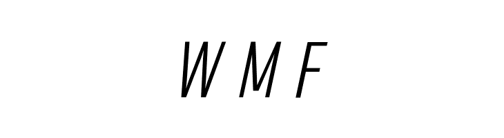 WinterthurCondensedOblique  Free Fonts Download