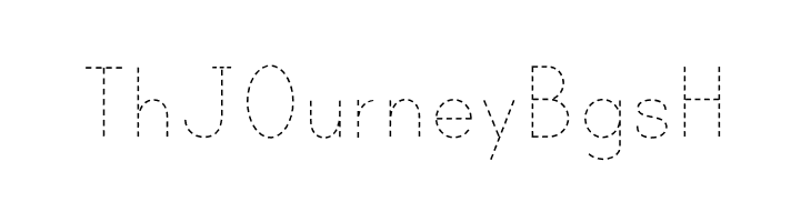 Print Dashed  Free Fonts Download