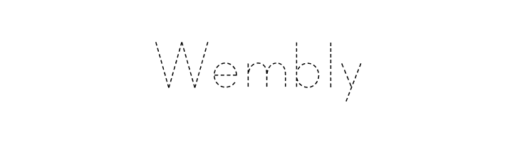 Print Dashed  Free Fonts Download