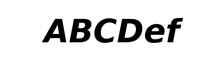 Bitstream Vera Sans Bold Oblique  Free Fonts Download