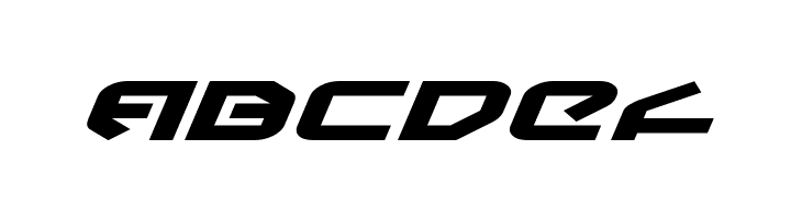 Yahren Expanded Italic  Free Fonts Download