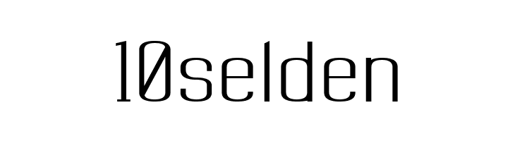 10selden Labtop Secundo Superwide Font