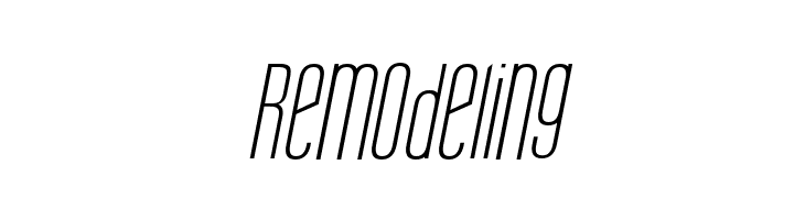 Labtop Unicase Italic  Free Fonts Download