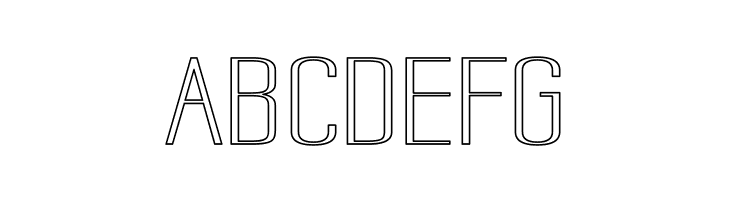 Labtop Superwide Outline  Free Fonts Download