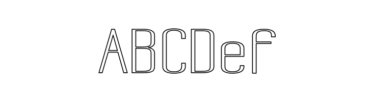 Labtop Superwide Outline  Free Fonts Download