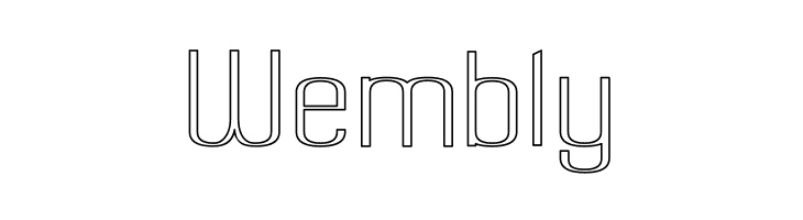 Labtop Superwide Outline  Free Fonts Download